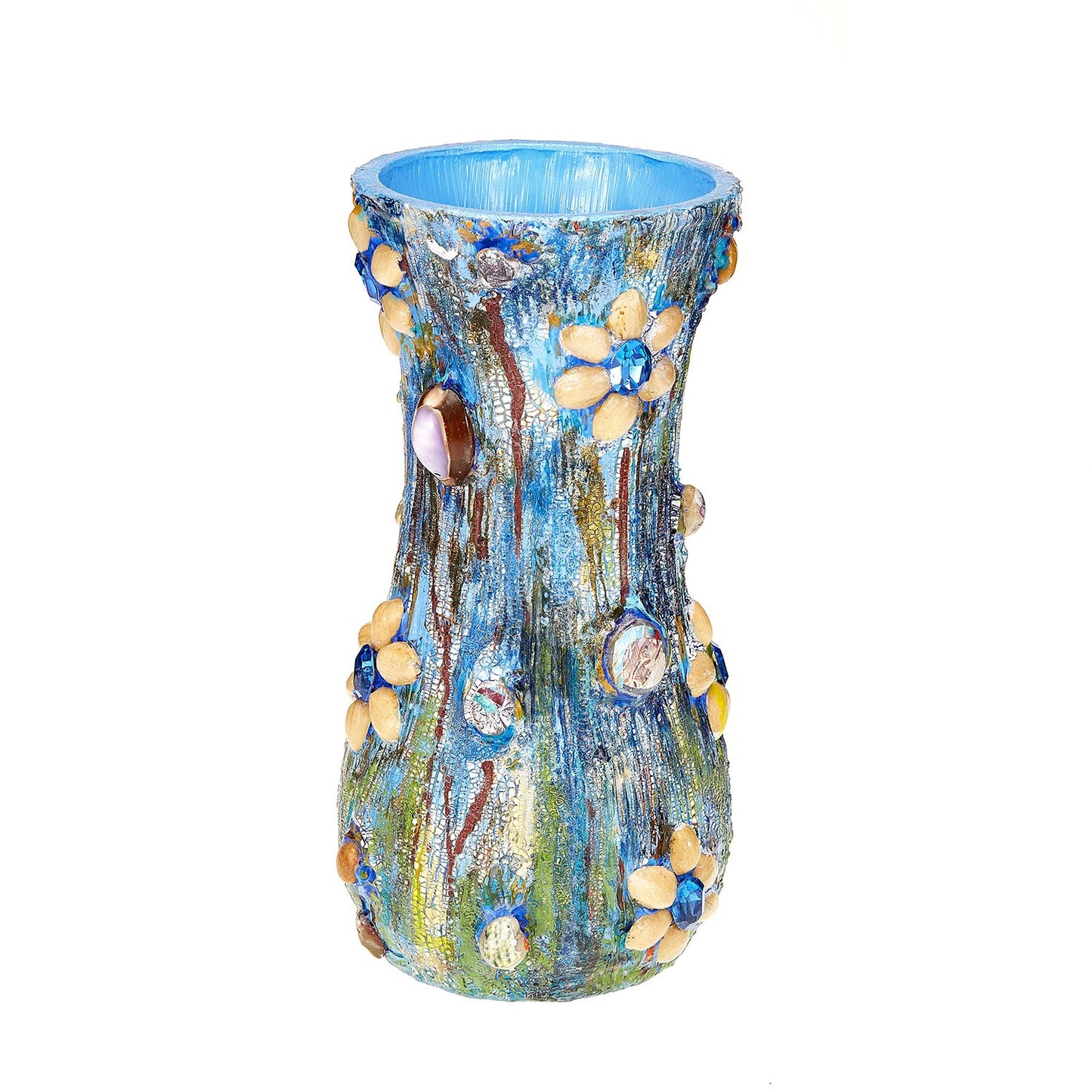 Pistachio Crackle Vase