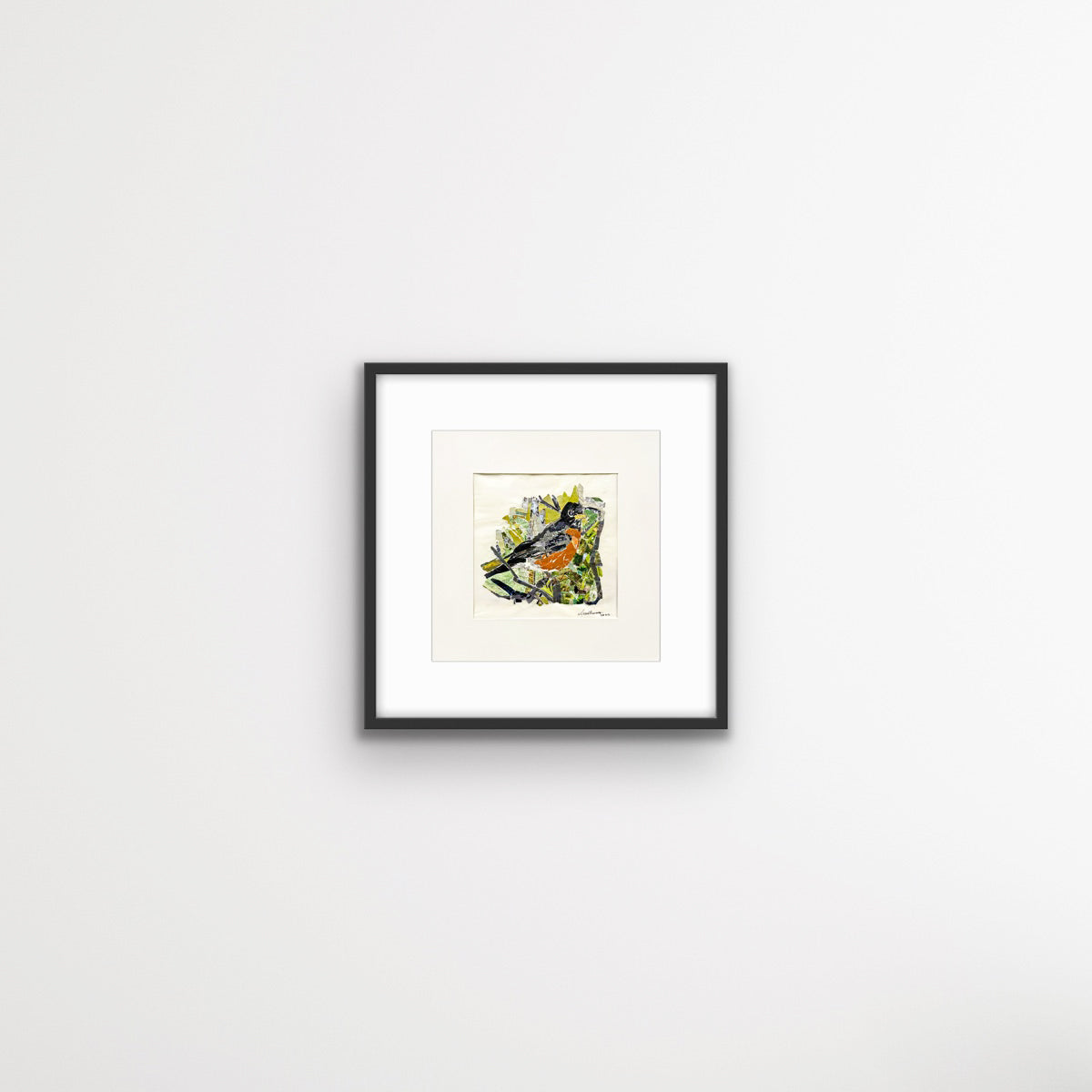 American Robin Paper Mosaic