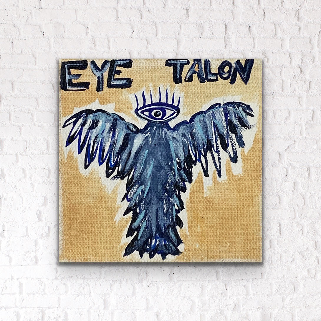 Peach Eye Talon on Canvas